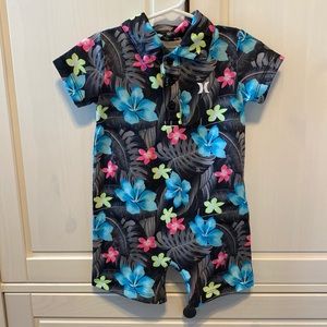 Hurley Baby Polo Romper, 12 months
